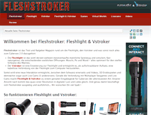 Tablet Screenshot of fleshstroker.com